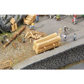 Faller - 1/87 STAPELS PLANKEN 2 STUKS (1/23) *