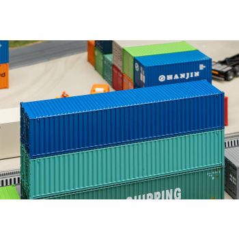 Faller - 1/87 40' CONTAINER BLAUW (5/23) *