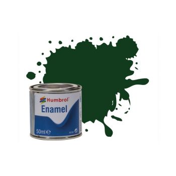 Humbrol - ENAMEL PAINT NO 3 BRUNSWICK GREEN - GLOSS 50 ML