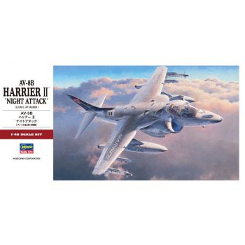 Hasegawa - 1/48 AV-8B HARRIER II NIGHT ATTACK USMC PT34 (10/24) *