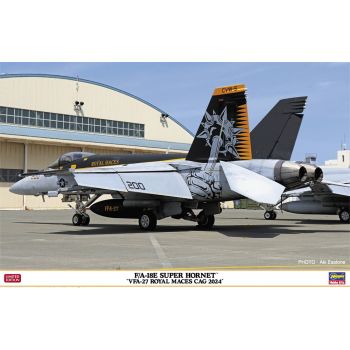 Hasegawa - 1/48 F/A-18E SUPER HORNET VFA 27 R.MACES CAG 07537 (11/24) *