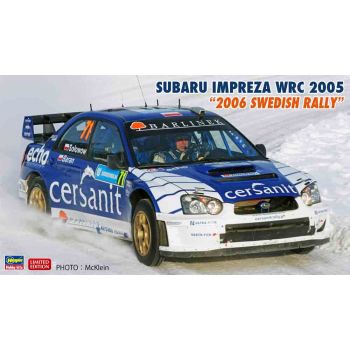 Hasegawa - 1/24 SUBARU IMPREZA WRC 2005/6 SWEDEN 20707 (10/24) *