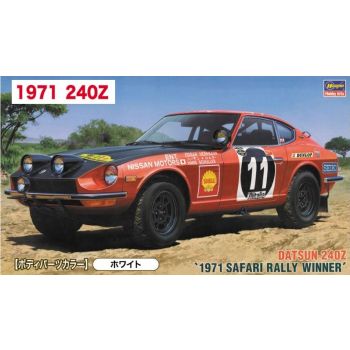 Hasegawa - 1/24 Datsun 240z 1971 Safari Rally Nr. 11 Hc48 (7/22) *has621148