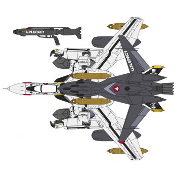 Hasegawa - 1/72 VF-0S GERWALK W/GHOST MACROSS ZERO 65889 (2/25) *