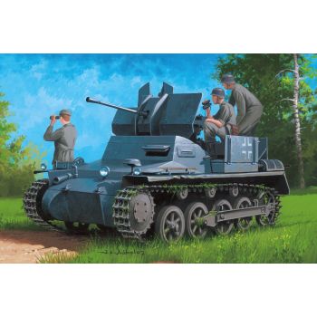 Hobbyboss - 1/35 German Flakpanzer Ia W/ Ammo Trailer - Hbs80147