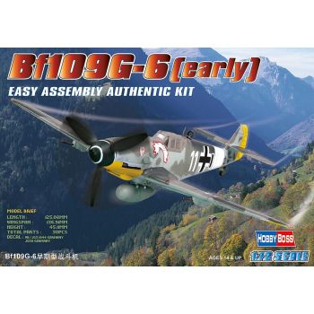 Hobbyboss - 1/72 Bf109 G-6 Early - Hbs80225