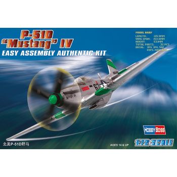 Hobbyboss - 1/72 P-51d Mustang Iv - Hbs80230