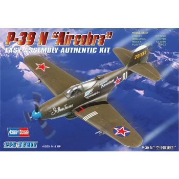 Hobbyboss - 1/72 P-39 N Aircobra - Hbs80234