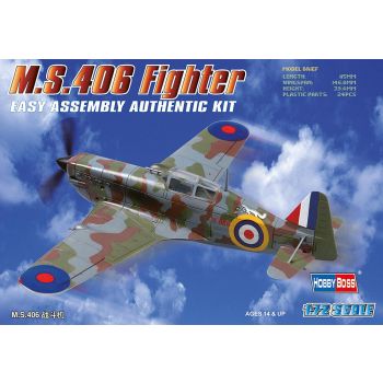 Hobbyboss - 1/72 M.s.406 Fighter - Hbs80235