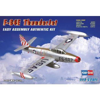 Hobbyboss - 1/72 F-84e Thunderjet - Hbs80246