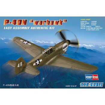 Hobbyboss - 1/72 P-40n Warhawk - Hbs80252