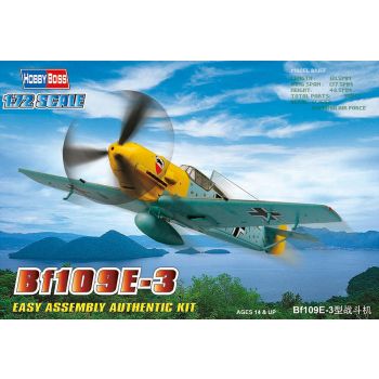 Hobbyboss - 1/72 Messerschmitt Bf109e-3 - Hbs80253