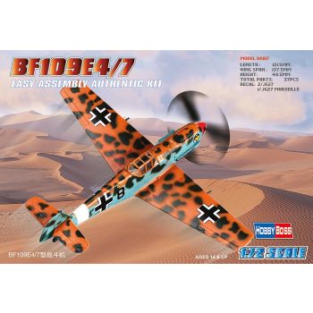 Hobbyboss - 1/72 Messerschmitt Bf109e-4/7 - Hbs80254