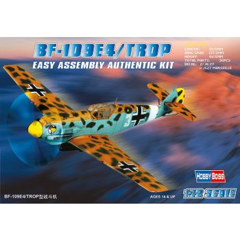 Hobbyboss - 1/72 Messerschmitt Bf-109e4/trop - Hbs80261