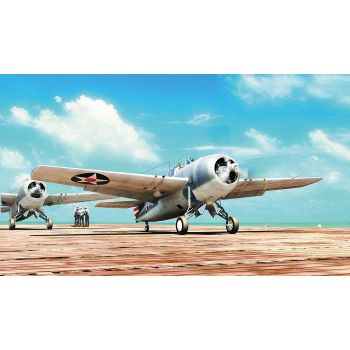 Hobbyboss - 1/48 F4f-3 Wildcat Late - Hbs80327