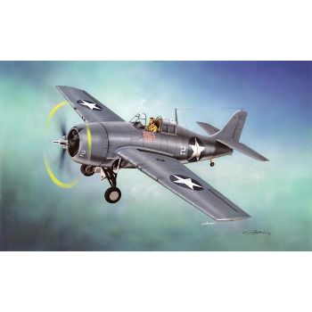 Hobbyboss - 1/48 F4f-4 Wildcat - Hbs80328