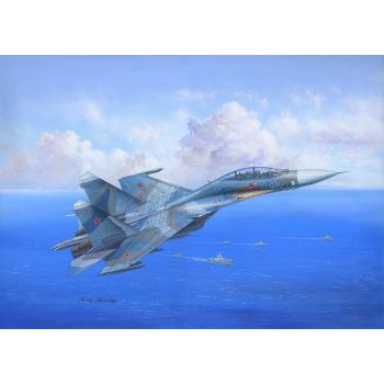 Hobbyboss - 1/48 Su-27ub Flanker C - Hbs81713