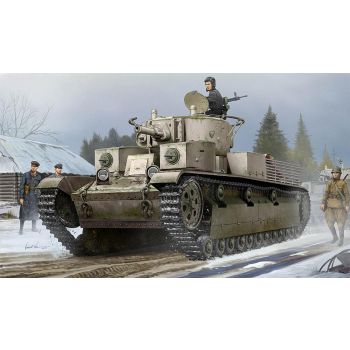 Hobbyboss - 1/35 Soviet T-28 Medium Tank (Riveted) - Hbs83853