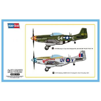 Hobbyboss - 1/48 P-51d Mustang Iv - Hbs85802