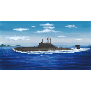 Hobbyboss - 1/700 Russian Navy Akula Class Attack Submarine - Hbs87005