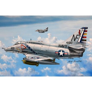 Hobbyboss - 1/72 A-4f Sky Hawk - Hbs87255