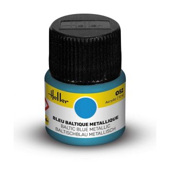 Heller - HELLER ACRYLIC PAINT 052 BALTIC BLUE METALLIC 12 ML