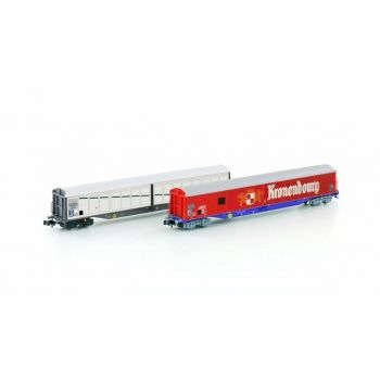 Hobbytrain - 1/160 2p Schiebewandwagen Habis Sncf/kronenbourg Iv (?/22) *hob-h23442