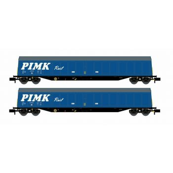 HobbyTrain - 1/160 2ER SET SCHIEBEWANDWAGEN HABIS PIMK RAIL VI (?/23) *