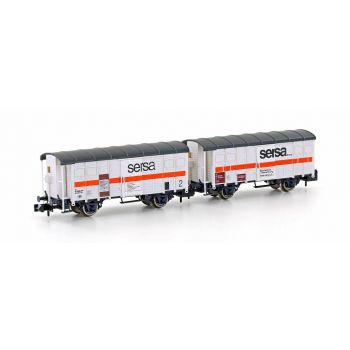 HobbyTrain - 1/160 2TLG. SET GED. GUTERWAGEN K3 SERSA WEISS V