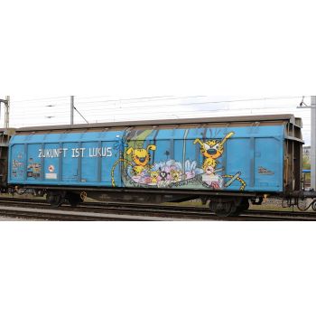 HobbyTrain - 1/160 SCHIEBEWANDWAGEN HBBILLNS SBB VI GRAFFITI 4 (?/24) *