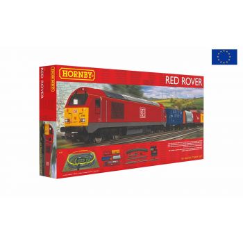 Hornby - 1/76 HORNBY RED ROVER TRAIN SET (8/22) *