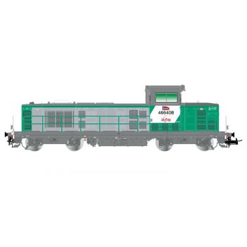 Jouef - INFRA 4-AXLE DIESEL LOC BB 66400 GREEN VI (9/23) *