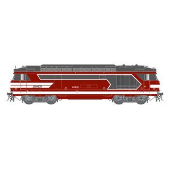 Jouef - 1/87 SNCF BB 67413 DIESEL LOC RED CAPITOLE VI (12/24) *