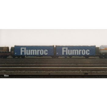 Jouef - 3-axle Tarpaulin Wagon Flumroc (12/22) *jou-hj6238