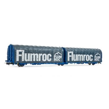 Jouef - 1/87 SNCF 3-AXLE TARPAULIN LAILS FLUMROC B/W IV-V