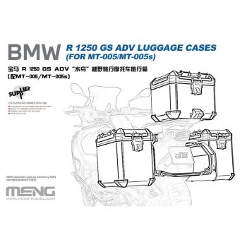 Meng Model - 1/9 BMW R 1250 GS ADV LUGGAGE CASES SPS091 (4/24) *