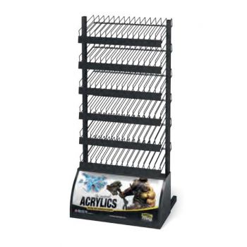 Ammo Mig Jiminez - DISPLAY FOOT BASE ACRYLIC BIG RACK 6 TRAY X 15 PCS