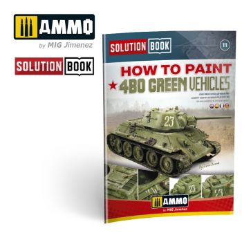 Ammo Mig Jimenez - SOLUTION BOOK HTP 4BO GREEN VEHICLES ENG.