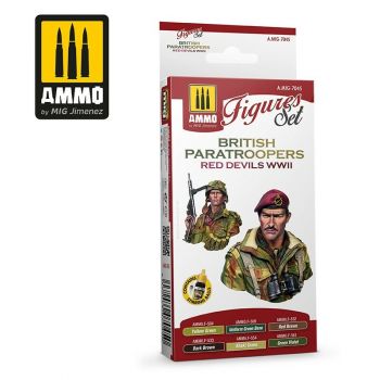 Mig - British Paratroopers Red Devils Set 6 Jars 17 Ml (9/22) * - Mig7045