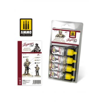 Ammo Mig Jimenez - MARPAT WOODLAND CAMOUFLAGE FIGURES SET 4 JARS 17 ML