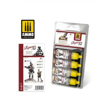 Ammo Mig Jimenez - MARPAT DESERT CAMOUFLAGE FIGURES SET 4 JARS 17 ML