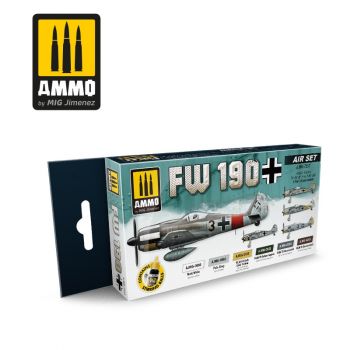 Ammo Mig Jimenez - FW 190 AIR SET 6 JARS 17 ML (9/23) *