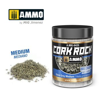 Ammo Mig Jimenez - TERRAFORM CORK ROCK STONE GREY MEDIUM JAR 100 ML