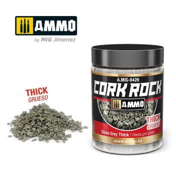 Ammo Mig Jimenez - TERRAFORM CORK ROCK STONE GREY THICK JAR 100 ML