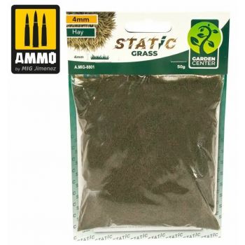 Mig - Static Grass Hay 4 Mm 50 Gr (4/22) *mig8801