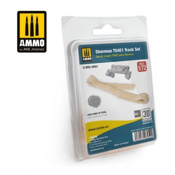 Ammo Mig Jimenez - 1/72 SHERMAN T54E1 TRACKS SET (4/24) *