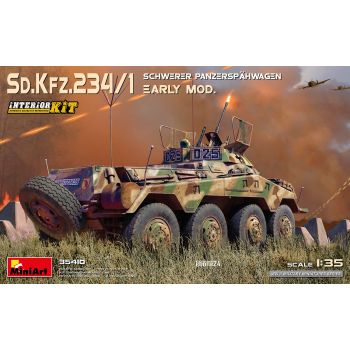 MiniArt - 1/35 SD.KFZ.234/1 SCHWERER PANZERSPAHWAGEN EARLY (9/24) *