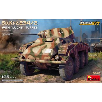 MiniArt - 1/35 SD.KFZ 234/2 WITH LUCHS TURRET INT. KIT (7/24) *