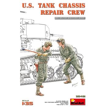 MiniArt - 1/35 U.S. TANK CHASSIS REPAIR CREW (5/24) *