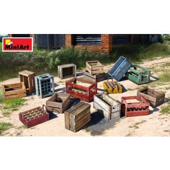 Miniart - 1/35 Wooden Crates (?/22) *min35651